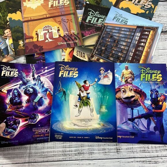 Lot of 16 Disney Files Magazine Disney Vacation Club DVC Walt Disney World - Picture 3 of 9